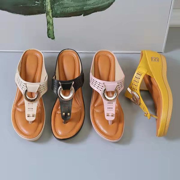 sandals women summer sandals open toe beach shoes flip flops wedges comfortable slippers cute sandals plu size chaussure femme 230419, Black
sandals women summer sandals open toe beach shoes flip flops wedges comfortable slippers cute sandals plu size chaussure femme 230419, Black