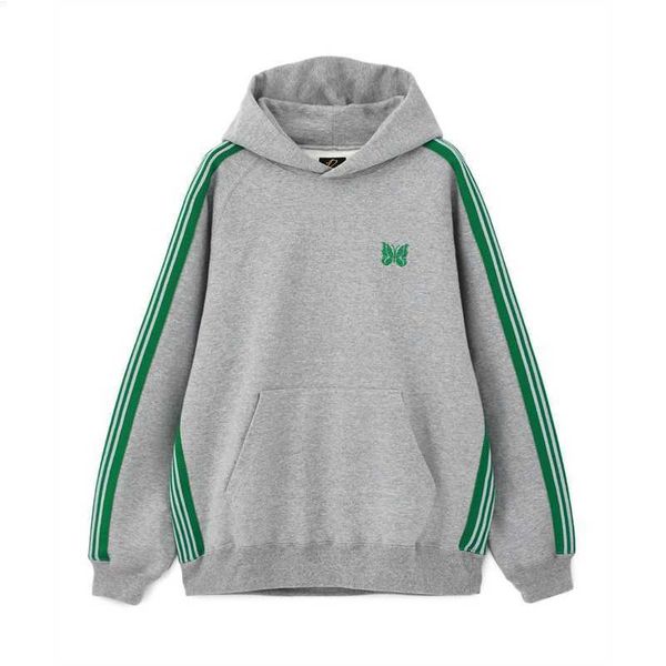 grey green webbing needles hoodies men women 1 1 webbing stripe embroidery butterfly needles pullover, Black
grey green webbing needles hoodies men women 1 1 webbing stripe embroidery butterfly needles pullover, Black