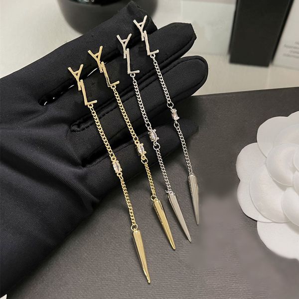 2023 charm classic diamond stud earrings designer jewelry fashion silver earring for lady women party studs hoops wedding engagement for bri, Golden
2023 charm classic diamond stud earrings designer jewelry fashion silver earring for lady women party studs hoops wedding engagement for bri, Golden