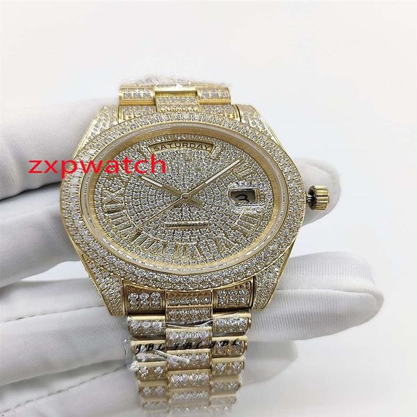 40mm hip hop gold diamond watches 904 stainless steel watch diamonds face with diamond strap automatic mens wristwatch346i, Slivery;brown
40mm hip hop gold diamond watches 904 stainless steel watch diamonds face with diamond strap automatic mens wristwatch346i, Slivery;brown