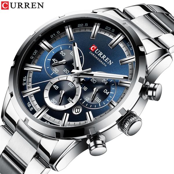 relogio masculino curren fashion mens watches brand luxury wrist quartz clock men waterproof chronograph 220329218q, Slivery;brown
relogio masculino curren fashion mens watches brand luxury wrist quartz clock men waterproof chronograph 220329218q, Slivery;brown