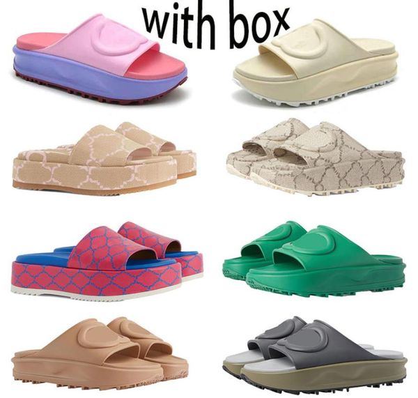 designer slippers women thick bottom sandals lady fashion embroidered printed canvas girls platform wedge rainbows sandal middle h2458659, Black
designer slippers women thick bottom sandals lady fashion embroidered printed canvas girls platform wedge rainbows sandal middle h2458659, Black