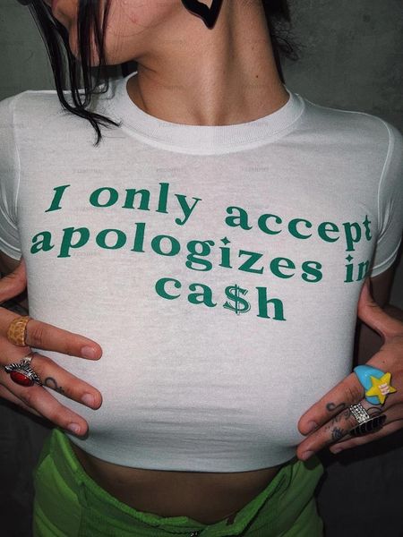 womens tshirt aesthetic summer baby tee streetwear gothic harajuku letter graphic print tshirt vintage crop women 2000s y2k clothes 230420, White
womens tshirt aesthetic summer baby tee streetwear gothic harajuku letter graphic print tshirt vintage crop women 2000s y2k clothes 230420, White