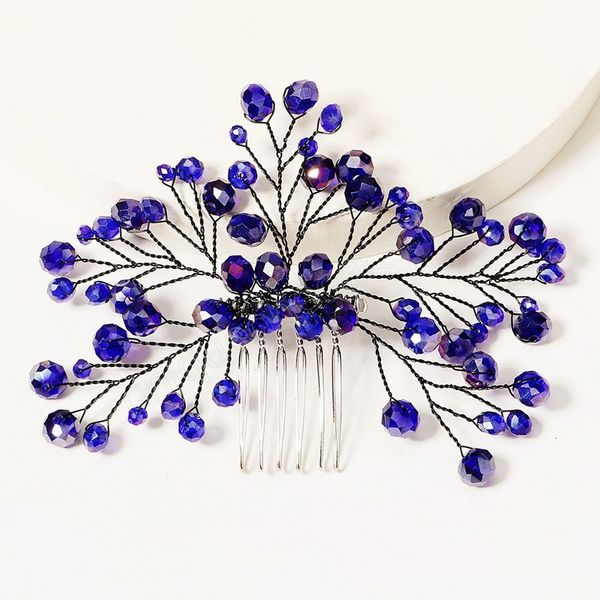 women flower hair comb jewelry handmade blue crystal pearl hairpin hair comb bridal tiaras wedding hair accessories jewelry, Slivery;golden
women flower hair comb jewelry handmade blue crystal pearl hairpin hair comb bridal tiaras wedding hair accessories jewelry, Slivery;golden