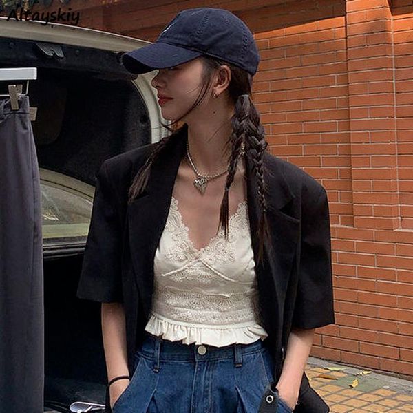 pants blazers women outwear thin new summer design casual allmatch solid harajuku leisure pockets sweet japanese style high quality, White
pants blazers women outwear thin new summer design casual allmatch solid harajuku leisure pockets sweet japanese style high quality, White