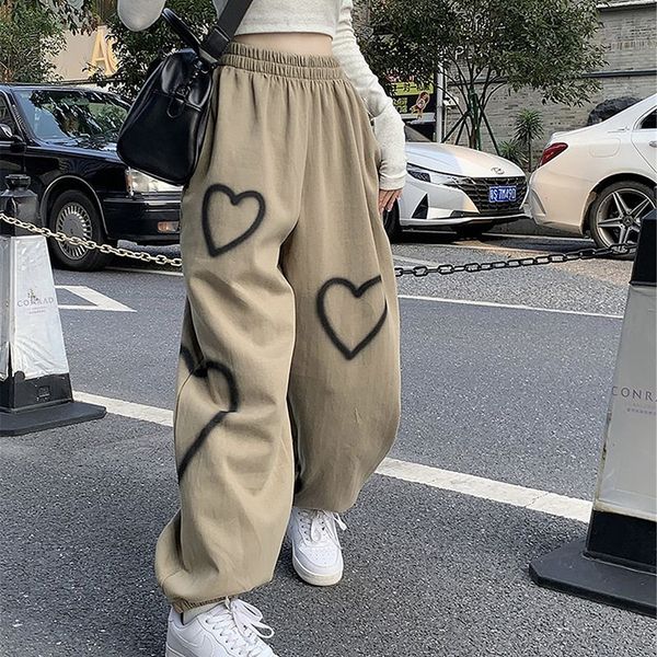women's pants s mexzt hip hop heart print sweatpant korean streetwear fashion high waist casual trousers spring harajuku loose 230419, Black;white
women's pants s mexzt hip hop heart print sweatpant korean streetwear fashion high waist casual trousers spring harajuku loose 230419, Black;white