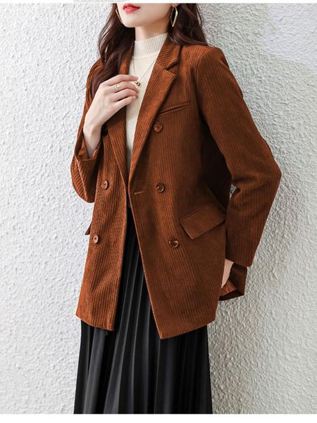 pants jmprs england style corduroy suit jacket women fall 2022 double breasted blazer mujer casual allmatch slim fit coat outwear, White
pants jmprs england style corduroy suit jacket women fall 2022 double breasted blazer mujer casual allmatch slim fit coat outwear, White