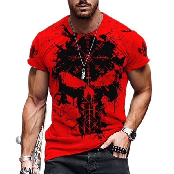 men's t shirts viking symbol raven tattoo red 3d print t shirts summer casual round neck short sleeve tee shirts street tees 230419, White;black
men's t shirts viking symbol raven tattoo red 3d print t shirts summer casual round neck short sleeve tee shirts street tees 230419, White;black