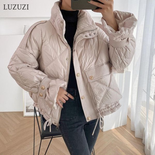 parkas luzuzi 2022 autumn winter women stand collar down coat ultra light 90% white duck down jacket single breasted windproof parkas, Black
parkas luzuzi 2022 autumn winter women stand collar down coat ultra light 90% white duck down jacket single breasted windproof parkas, Black