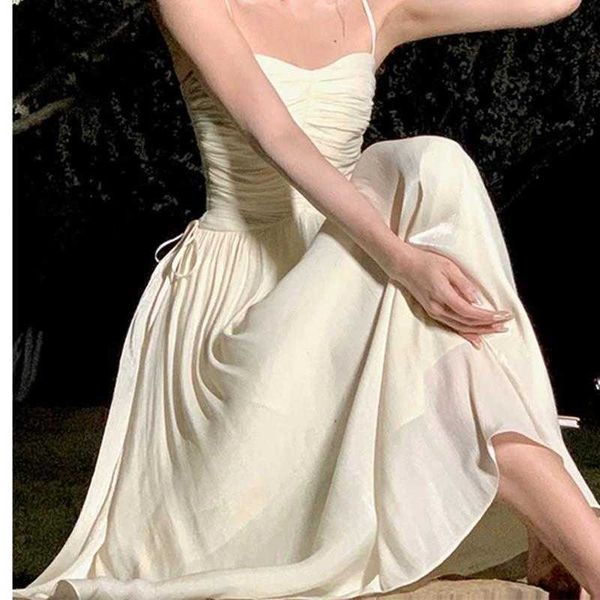 white suspender dress womens sleeveless high waist crimp vacation grade long, Black;gray
white suspender dress womens sleeveless high waist crimp vacation grade long, Black;gray