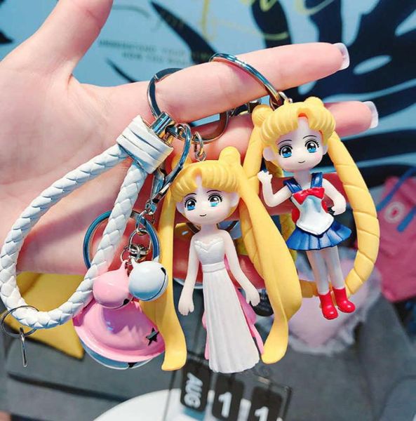 creative sailor moon keychain cute cartoon keychain ladies bag car key bell pendant boys and girls birthday gift g10192319801, Silver
creative sailor moon keychain cute cartoon keychain ladies bag car key bell pendant boys and girls birthday gift g10192319801, Silver