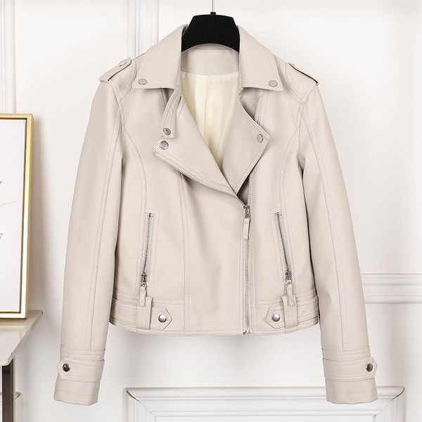 jackets women faux leather jacket casual biker motorcycle jacket female punk streetwear spring autumn coat female slim zipper pocket top, Black;brown
jackets women faux leather jacket casual biker motorcycle jacket female punk streetwear spring autumn coat female slim zipper pocket top, Black;brown
