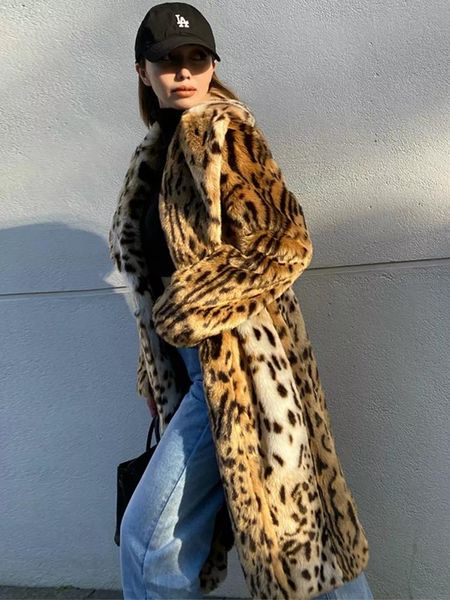 fur winter long warm thick leopard fluffy faux fur trench coat women print faux fur jacket loose luxury designer female outwear 2022, Black
fur winter long warm thick leopard fluffy faux fur trench coat women print faux fur jacket loose luxury designer female outwear 2022, Black