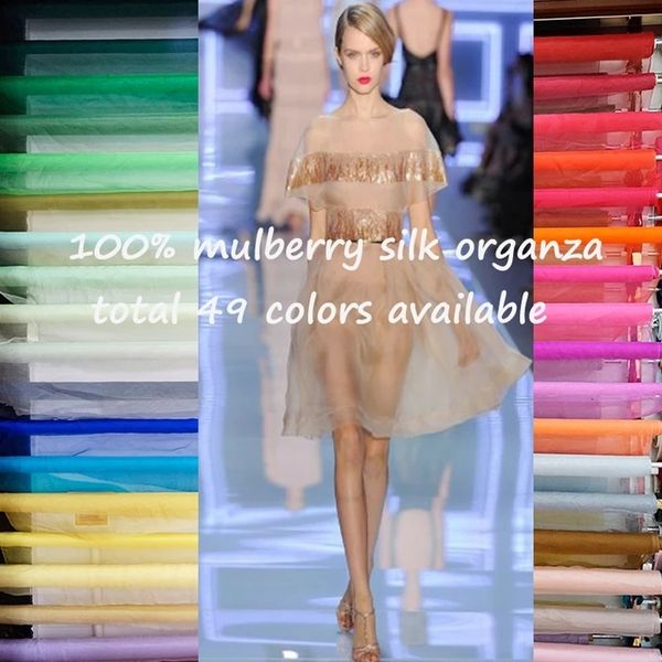fabric 100cm114cm plain pure silk organza fabric gauze tecido for wedding 230419, Black;white
fabric 100cm114cm plain pure silk organza fabric gauze tecido for wedding 230419, Black;white