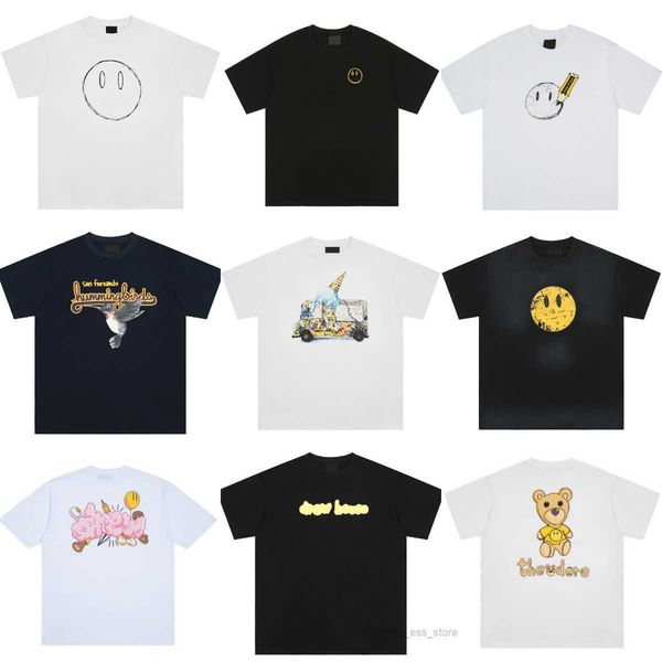 men's t-shirts drew short basic t shirt for men and women couple tees smiley face printing oversize version star sleeve fashion trendy, White;black
men's t-shirts drew short basic t shirt for men and women couple tees smiley face printing oversize version star sleeve fashion trendy, White;black