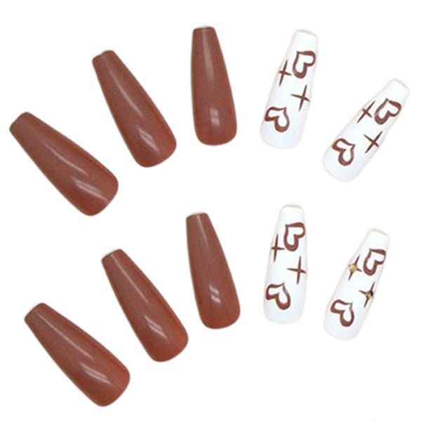 false nails coffee white long square fake nails comfortable wear touch as natural nails for women girls nail decor j230419, Red;gold
false nails coffee white long square fake nails comfortable wear touch as natural nails for women girls nail decor j230419, Red;gold