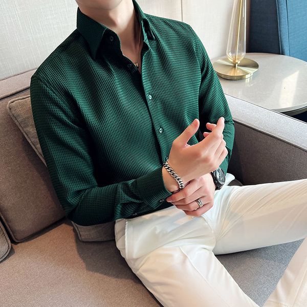 men's casual shirts fashion lapel button solid color casual shirt men's clothing autumn new all-match long sleeve loose korean sh, White;black
men's casual shirts fashion lapel button solid color casual shirt men's clothing autumn new all-match long sleeve loose korean sh, White;black