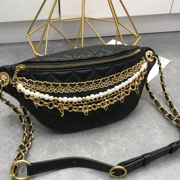 designer-chest pack waist bags women handbag purse pearls chain shoulder bag classic letter accessories waist check b257p
designer-chest pack waist bags women handbag purse pearls chain shoulder bag classic letter accessories waist check b257p