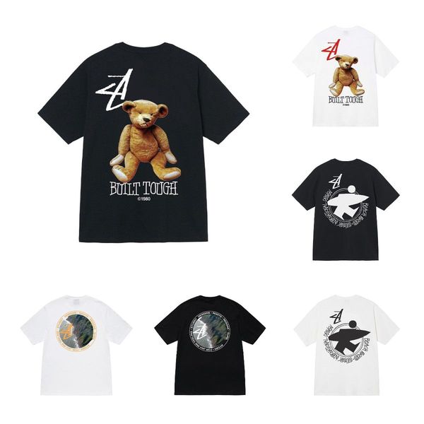 womens tshirts designer unhappy bear crown letters graphic printing tee round neck couples pullover short sleeves cotton high street stussy, White
womens tshirts designer unhappy bear crown letters graphic printing tee round neck couples pullover short sleeves cotton high street stussy, White