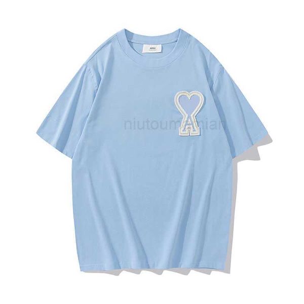 t shirts for men women love embroidery and amis a letter badge the short sleeve men's correct women's loose of round neck ins coup, White;black
t shirts for men women love embroidery and amis a letter badge the short sleeve men's correct women's loose of round neck ins coup, White;black