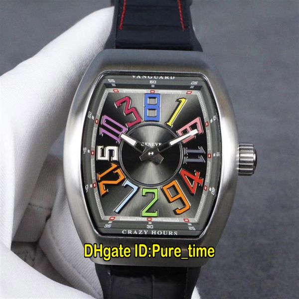 new models vanguard crazy hours steel case v 45 ch br color silver dial automatic mens watch leather strap sport watches pure time295t, Slivery;brown
new models vanguard crazy hours steel case v 45 ch br color silver dial automatic mens watch leather strap sport watches pure time295t, Slivery;brown