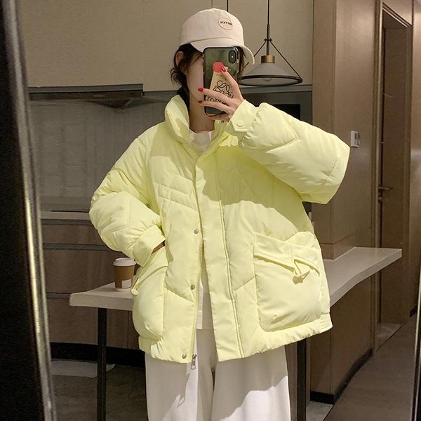 leather 2022 winter new yellow down jacket women's loose and light warm duck down coat casual short thin down parkas female outerwear, Black
leather 2022 winter new yellow down jacket women's loose and light warm duck down coat casual short thin down parkas female outerwear, Black