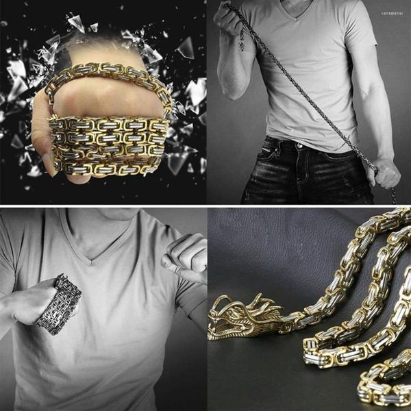 chains 8mm byzantine box chain stainless steel long necklace for men male hip hop silver color dragon jewelry223d
chains 8mm byzantine box chain stainless steel long necklace for men male hip hop silver color dragon jewelry223d