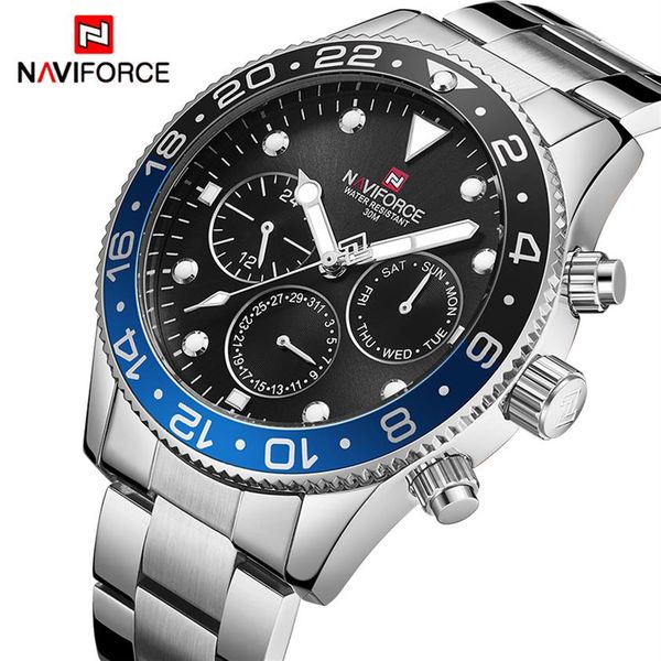 mens watches luxury brand naviforce fashion sports waterproof 24 hour date clock men full steel quartz business wristwatch2878, Slivery;brown
mens watches luxury brand naviforce fashion sports waterproof 24 hour date clock men full steel quartz business wristwatch2878, Slivery;brown