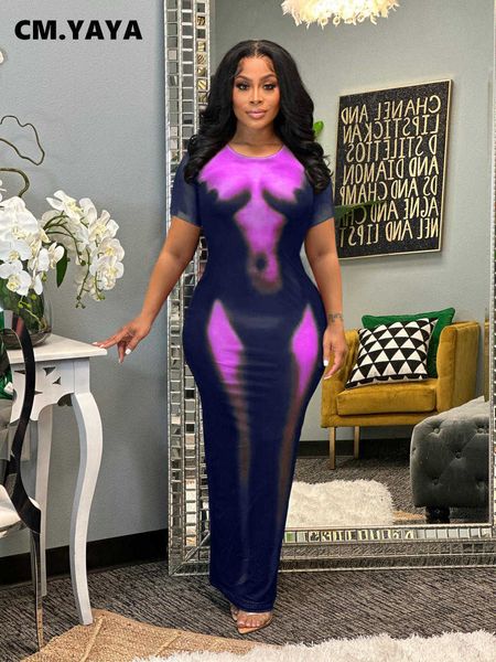 casual dresses cmyaya women 3d body print short sleeve oneck maxi long dress 2023 streetwear fashion club evening party dresses vestidos j23, Black;gray
casual dresses cmyaya women 3d body print short sleeve oneck maxi long dress 2023 streetwear fashion club evening party dresses vestidos j23, Black;gray