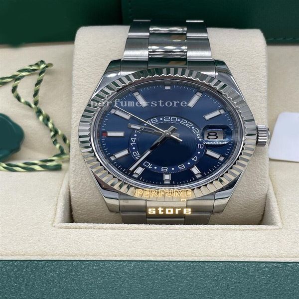 luxury wristwatch 42mm sky-dweller white dial oyster bracelet 9001 watch -blue 326934 men's automatic watch319t, Slivery;brown
luxury wristwatch 42mm sky-dweller white dial oyster bracelet 9001 watch -blue 326934 men's automatic watch319t, Slivery;brown