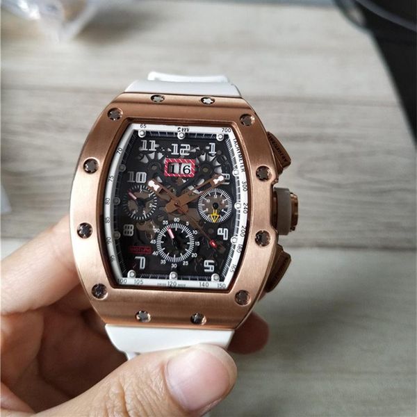 men's automatic mechanical watch japan west iron city movement natural rubber watchband size 50x45mm 316 stainless steel watc169o, Slivery;brown
men's automatic mechanical watch japan west iron city movement natural rubber watchband size 50x45mm 316 stainless steel watc169o, Slivery;brown