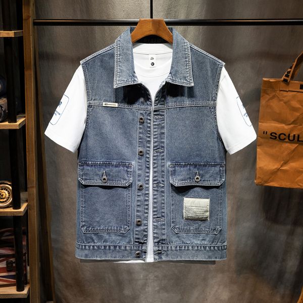 men's vests plus size 5xl 6xl 7xl spring autumn denim vest vintage tooling style cow jeans jacket male coat 230420, Black;white
men's vests plus size 5xl 6xl 7xl spring autumn denim vest vintage tooling style cow jeans jacket male coat 230420, Black;white