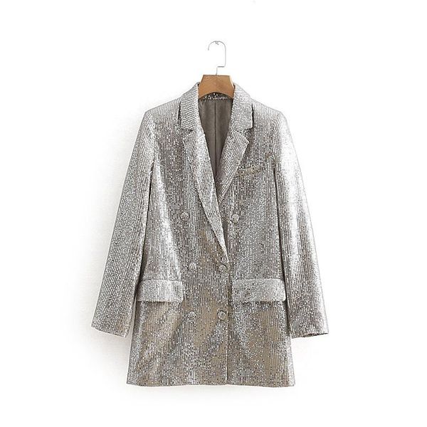 pants xitimeao women fashion double breasted sequin blazer coat vintage long sleeve flap pockets female outerwear chic suit femme, White
pants xitimeao women fashion double breasted sequin blazer coat vintage long sleeve flap pockets female outerwear chic suit femme, White
