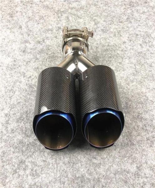 1 pc car shiny carbon muffler tip y shape double exit exhaust pipe for akrapovic mufflers nozzle blue stainless steel6522949
1 pc car shiny carbon muffler tip y shape double exit exhaust pipe for akrapovic mufflers nozzle blue stainless steel6522949