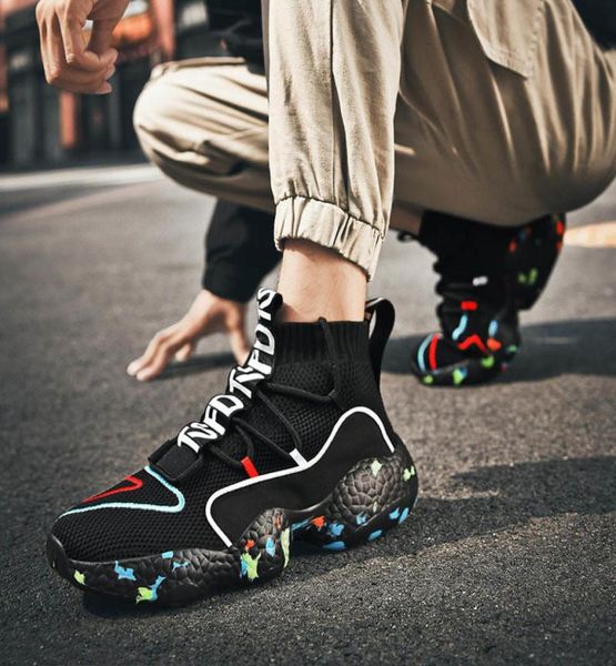 men sock shoes comfortable fashion breathable sneakers trainers casual outdoor black and white high platform sneaker lj6108319, Black;white
men sock shoes comfortable fashion breathable sneakers trainers casual outdoor black and white high platform sneaker lj6108319, Black;white