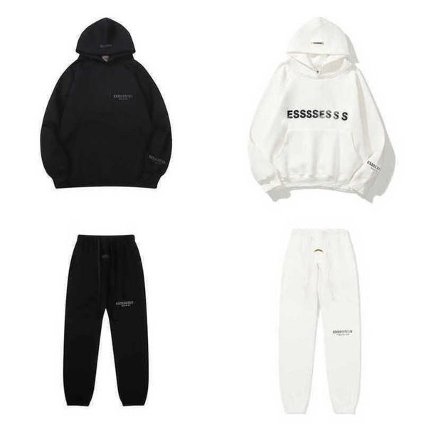 classics luxury men's tracksuits essss entials sweatshirts letter hoodies men women sportswear hooded pant coat sweater pullover coupl, Black
classics luxury men's tracksuits essss entials sweatshirts letter hoodies men women sportswear hooded pant coat sweater pullover coupl, Black