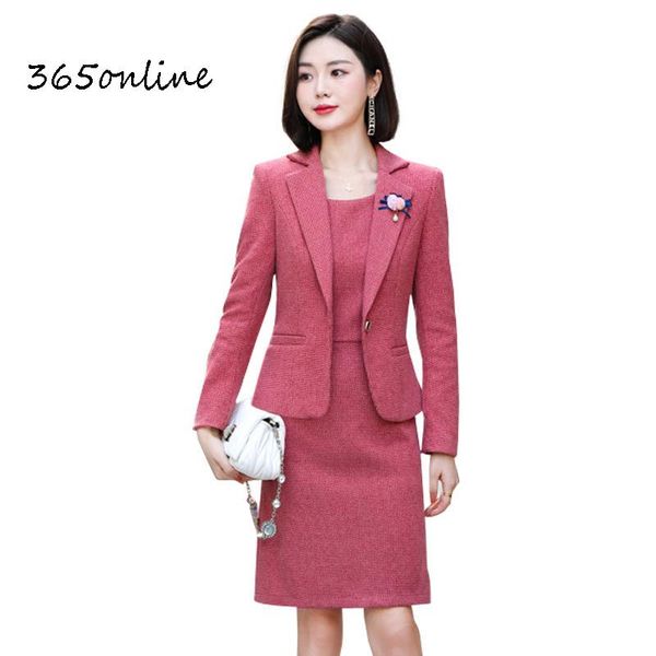 dress formal uniform designs blazers set for women business work wear suits with dress and jackets coat ladies ol styles oversize, White
dress formal uniform designs blazers set for women business work wear suits with dress and jackets coat ladies ol styles oversize, White