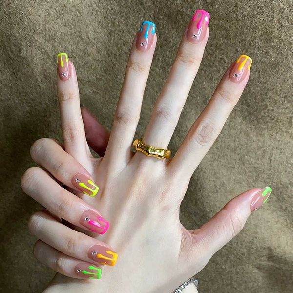 false nails bright diamond blue red yellow green midlength manicure wearing armor detachable nails products reusable adhesive false fake j23, Red;gold
false nails bright diamond blue red yellow green midlength manicure wearing armor detachable nails products reusable adhesive false fake j23, Red;gold