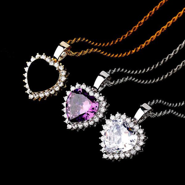 gold plated hip-hop love heart pendant necklace for men and women shiny white gold cubic zirconia necklaces crystal personalized miami bijou, Silver
gold plated hip-hop love heart pendant necklace for men and women shiny white gold cubic zirconia necklaces crystal personalized miami bijou, Silver