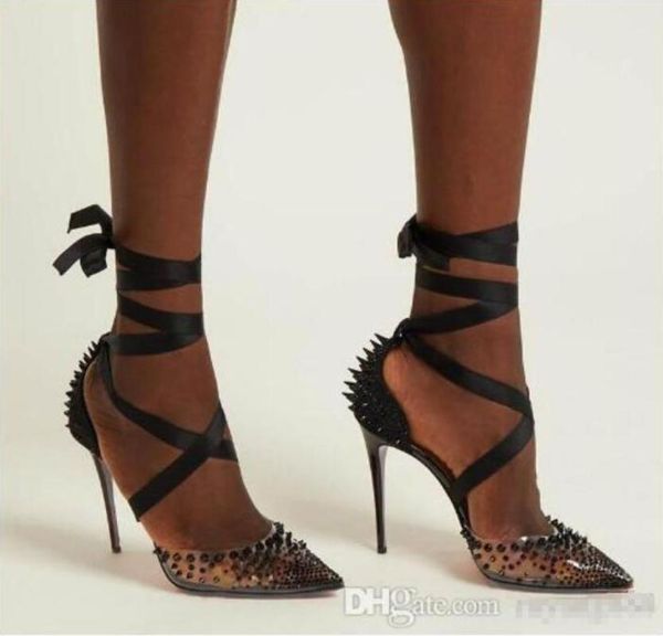 the 2019 new women039s red stilettos transparent rivet dress shoes stylish black ribbon wrap around the feet party sand8018053
the 2019 new women039s red stilettos transparent rivet dress shoes stylish black ribbon wrap around the feet party sand8018053