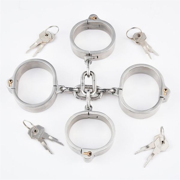 stainless steel handcuffs ankle cuff with chain bondage stealth lock design hand cuffs restraints fetish tiys for women men236h
stainless steel handcuffs ankle cuff with chain bondage stealth lock design hand cuffs restraints fetish tiys for women men236h