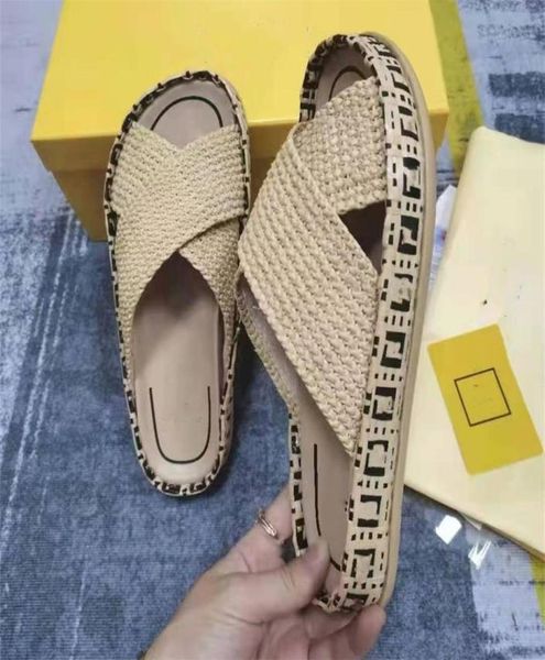 2021 summer women039s slipper fashion designer comfortable latest straw flat slipper6901282, Black
2021 summer women039s slipper fashion designer comfortable latest straw flat slipper6901282, Black