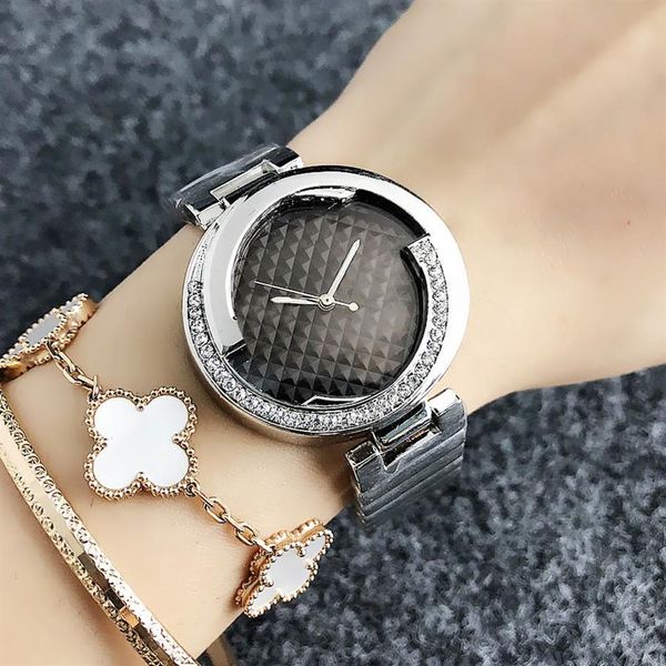 brand quartz watch for women girl crystal style metal steel band wrist watches g31231m, Slivery;brown
brand quartz watch for women girl crystal style metal steel band wrist watches g31231m, Slivery;brown