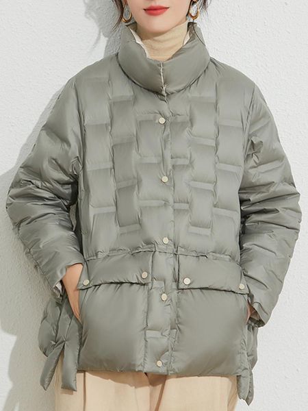 parkas ailegogo winter jackets stand collar women ultra light 90% white duck down short parka warm coat loose snow ladies outwear, Black
parkas ailegogo winter jackets stand collar women ultra light 90% white duck down short parka warm coat loose snow ladies outwear, Black