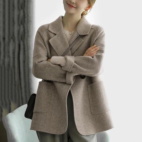 fur new 2022 autumn winter woolen coat women thick loose wool blended jacket fashion casual pocket jackets outerwear female 4xl, Black
fur new 2022 autumn winter woolen coat women thick loose wool blended jacket fashion casual pocket jackets outerwear female 4xl, Black