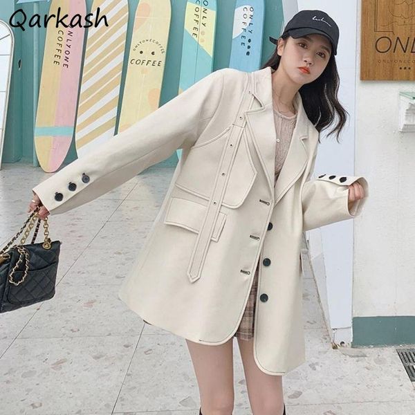 pants blazers women single breasted design vintage autumn outwear elegant office lady 3 color femme loose fashion cozy leisure mujer, White
pants blazers women single breasted design vintage autumn outwear elegant office lady 3 color femme loose fashion cozy leisure mujer, White