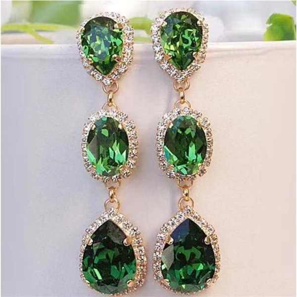 dangle earrings female crystal water drop stone gold plated wedding royal blue green pink zircon long for women2618, Silver
dangle earrings female crystal water drop stone gold plated wedding royal blue green pink zircon long for women2618, Silver