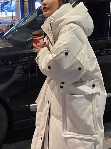 leather women's winter long cottonpadded jacket female warm hooded parka fashion tooling bread coat loose casual outwear 2022, Black
leather women's winter long cottonpadded jacket female warm hooded parka fashion tooling bread coat loose casual outwear 2022, Black