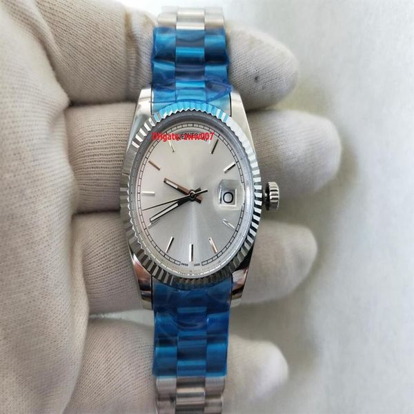 elling wristwatches 36mm silver dial 18038 asia 2813 mechanical automatic women's watch mens m242f, Slivery;brown
elling wristwatches 36mm silver dial 18038 asia 2813 mechanical automatic women's watch mens m242f, Slivery;brown