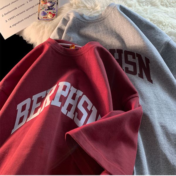 womens tshirt simple letter american cotton short sleeve tshirt men and women oversize summer loose couple wear half y2k cothing 230419, White
womens tshirt simple letter american cotton short sleeve tshirt men and women oversize summer loose couple wear half y2k cothing 230419, White